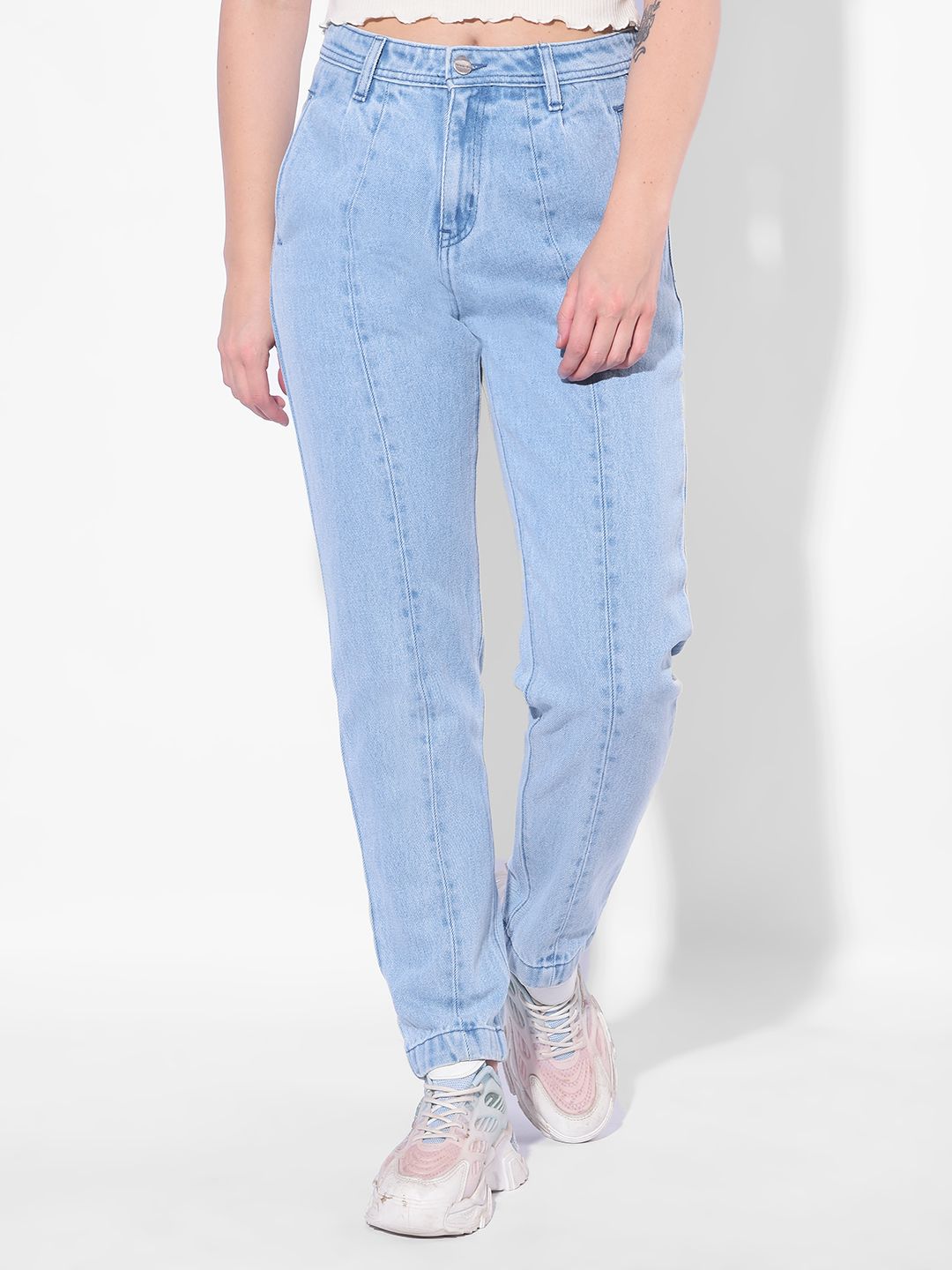 Numero Uno Women Solid Blue Jeans